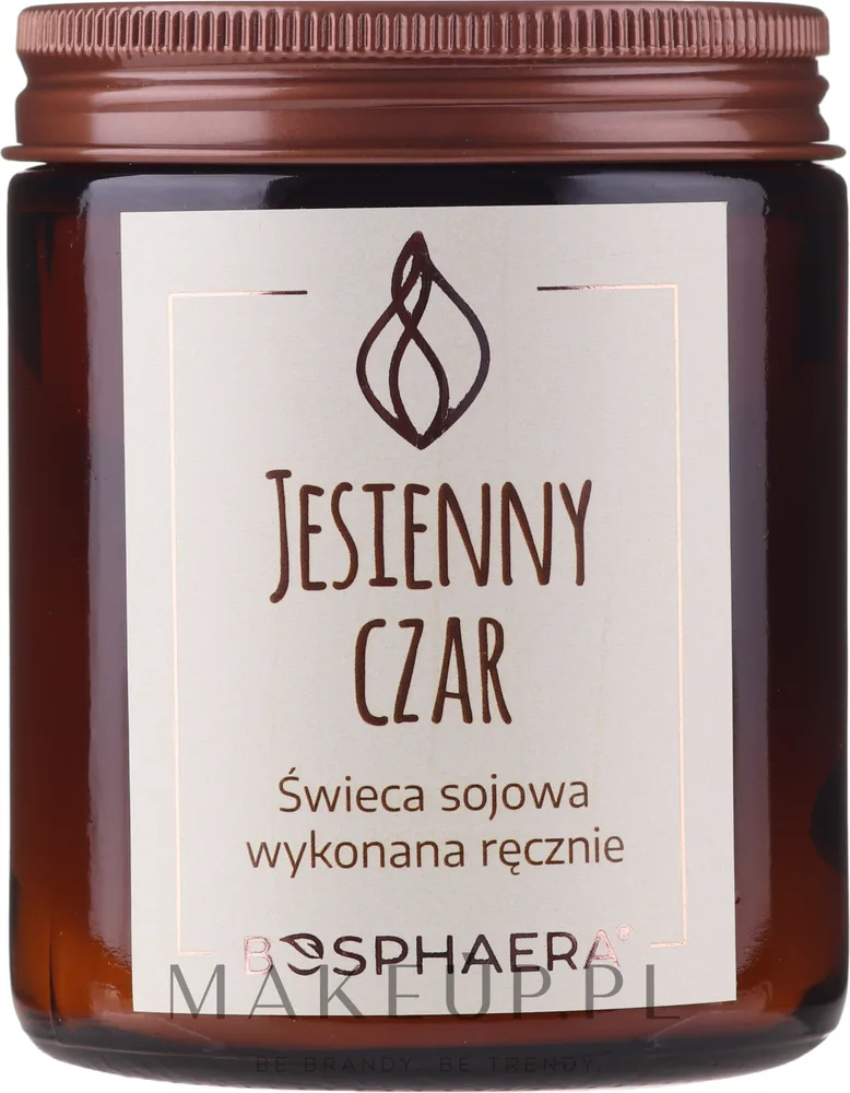 Соевая ароматическая свеча Bosphaera Autumn Charm, 190 г