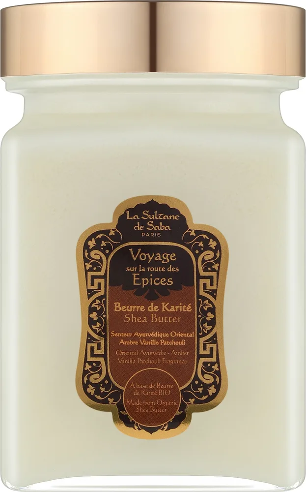 Масло ши La Sultane de Saba Ambre Vanille Patchouli ароматизирующее 260 г