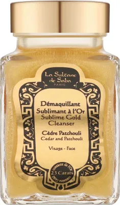 Очищающий гель для лица La Sultane de Saba Gold & Champagne с частицами золота и глицерином 100 мл