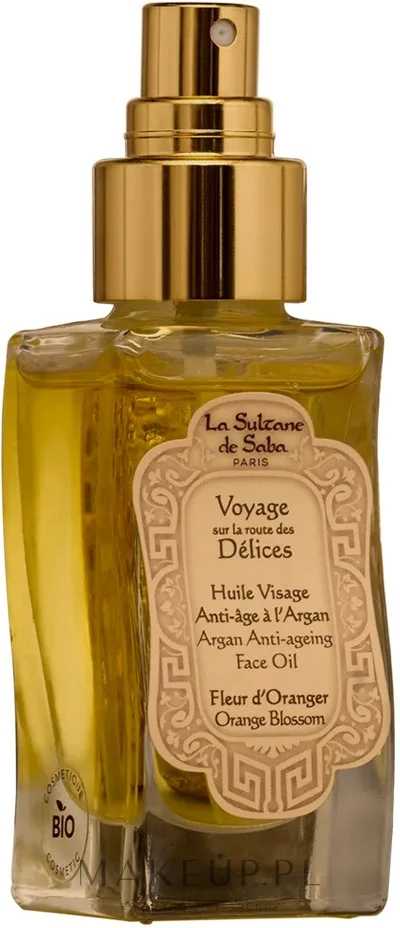 Масло для лица La Sultane de Saba Bio Argan & Orange Blossom с арганой и цветком апельсина 50 мл