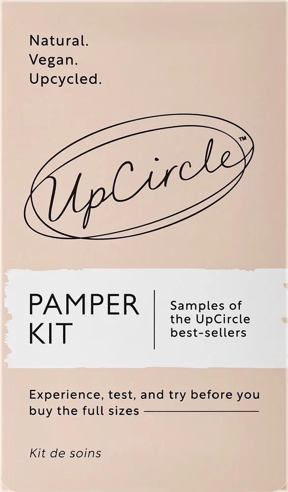 Набор миниатюр UpCircle Pamper маска тоник крем бальзам и сыворотка для лица 7 средств