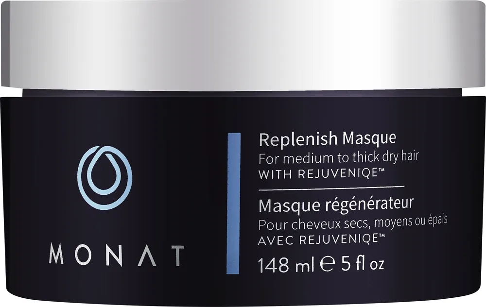 Маска для волос Monat Replenish питательная, для окрашенных и осветлённых волос, масла мидовфоам и камелии, 148 мл