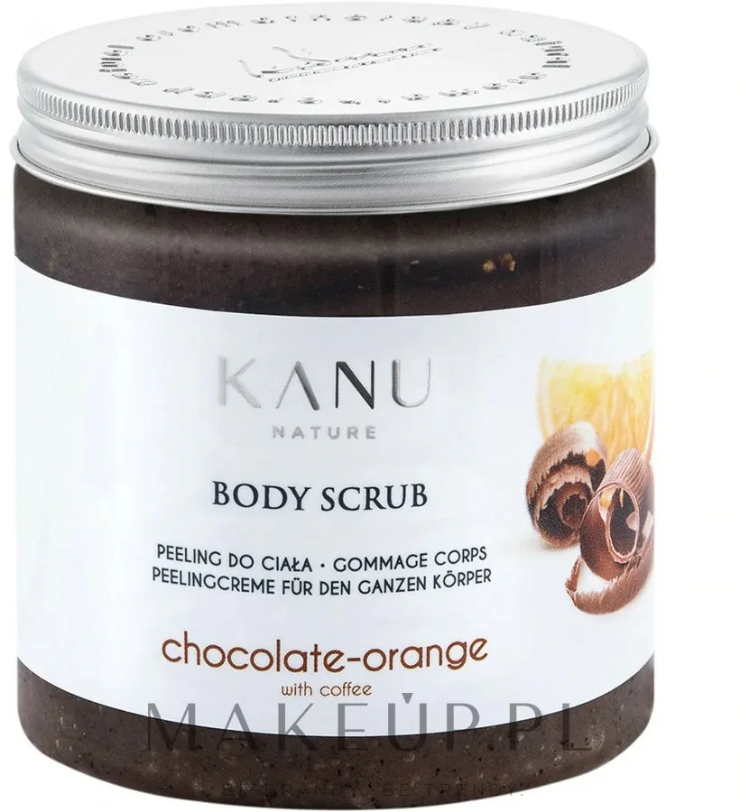 Скраб для тела Kanu Nature шоколадно-апельсиновый с кофе, 350 г