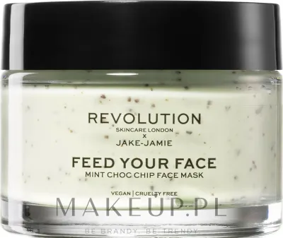 Revolution Skincare X Jake-Jamie Mint Choc Chip — освежающая мятная маска для лица, 50 мл