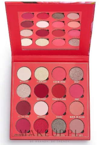 Палетка теней для век Makeup Obsession Kisses Eyeshadow Palette 16 оттенков