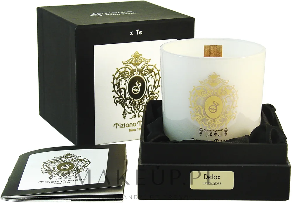 Ароматическая свеча Tiziana Terenzi Delox White Glass, 170 г