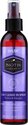Несмываемый спрей для волос 5 в 1 Hask Biotin Boost с биотином и коллагеном, 175 мл