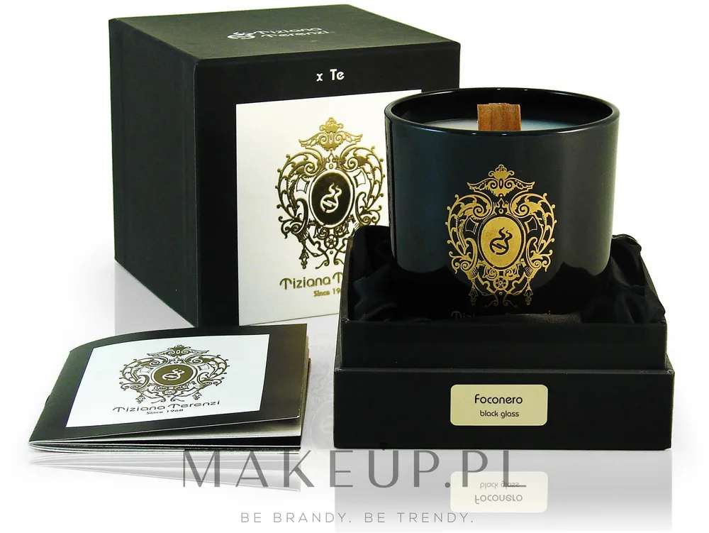 Ароматическая свеча Tiziana Terenzi Foconero Black Glass, 35–