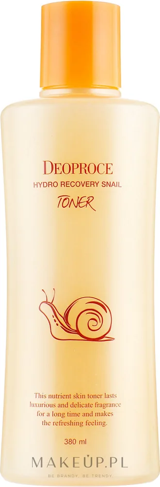 Тоник для лица Deoproce Hydro Recovery Snail Toner с муцином улитки, 380 мл, Корея