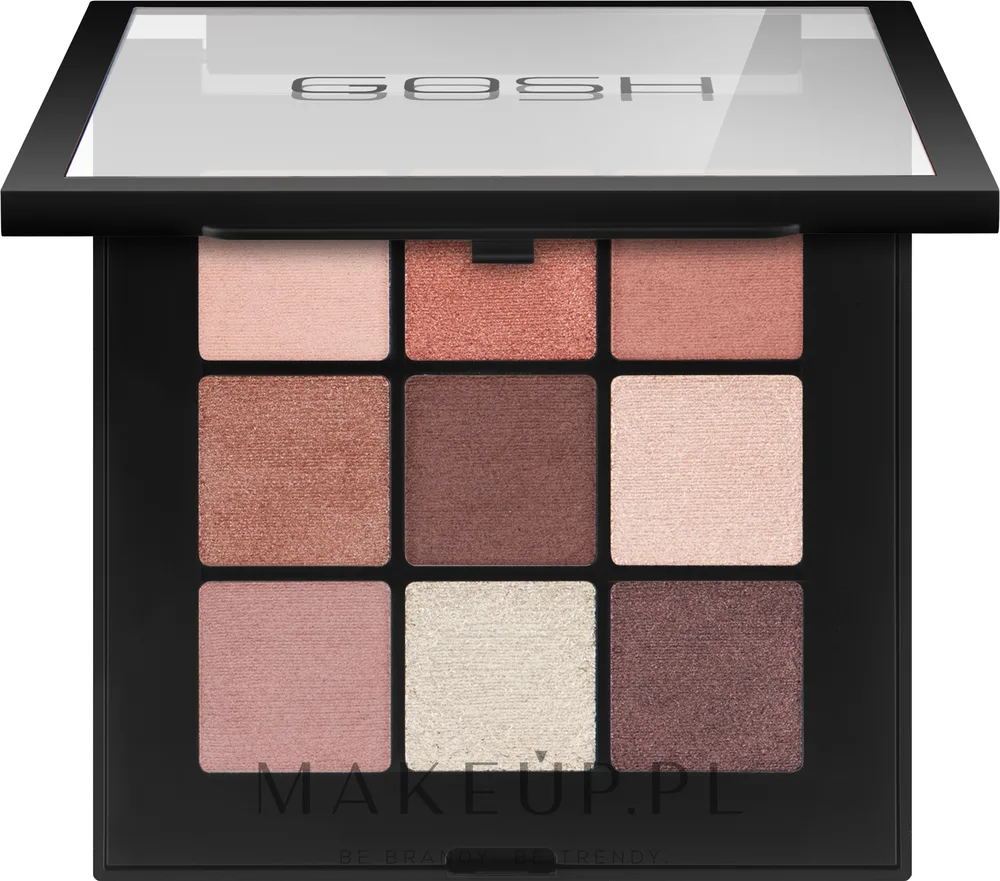 Палетка теней для век Gosh Copenhagen Eyedentity Palette Shadow 9 оттенков, оттенок 001 - Be Honest