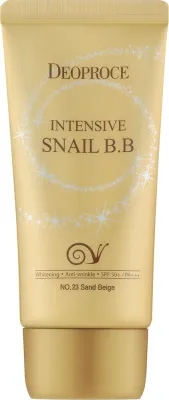Крем BB Deoproce Intensive Snail BB с муцином улитки, солнцезащитный, 50 мл