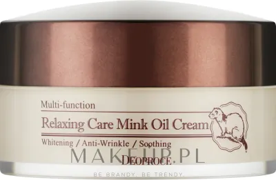 Крем для лица Deoproce Relaxing Care Mink Oil успокаивающий с норковым маслом 100 мл