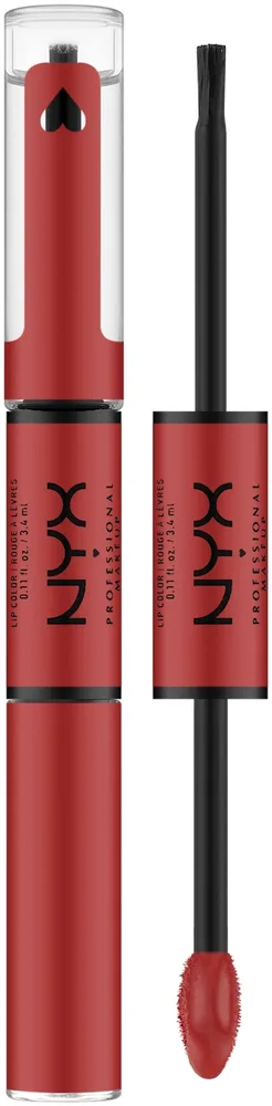 NYX Professional Makeup Błyszczyk do ust - Блеск для губ NYX Shine Loud Lip Color 2 в 1, оттенок 04 - Life Goals