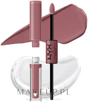 NYX Professional Makeup Błyszczyk do ust - Блеск для губ NYX Shine Loud Lip Color 2 в 1, оттенок 08 - Overnight Hero