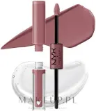 NYX Professional Makeup Błyszczyk do ust - Блеск для губ NYX Shine Loud Lip Color 2 в 1, оттенок 08 - Overnight Hero — фото 1