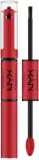 NYX Professional Makeup Błyszczyk do ust - Блеск для губ NYX Shine Loud Lip Color 2 в 1, оттенок 17 - Rebel In Red — фото 1