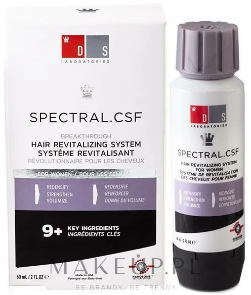 Восстанавливающий спрей для волос DS Laboratories Spectral.CSF с аргинином и пептидами, 60 мл