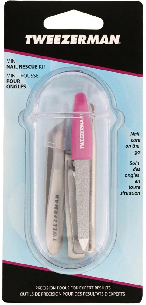 Маникюрный набор Tweezerman Mini Nail Rescue Kit дорожный из 4 предметов