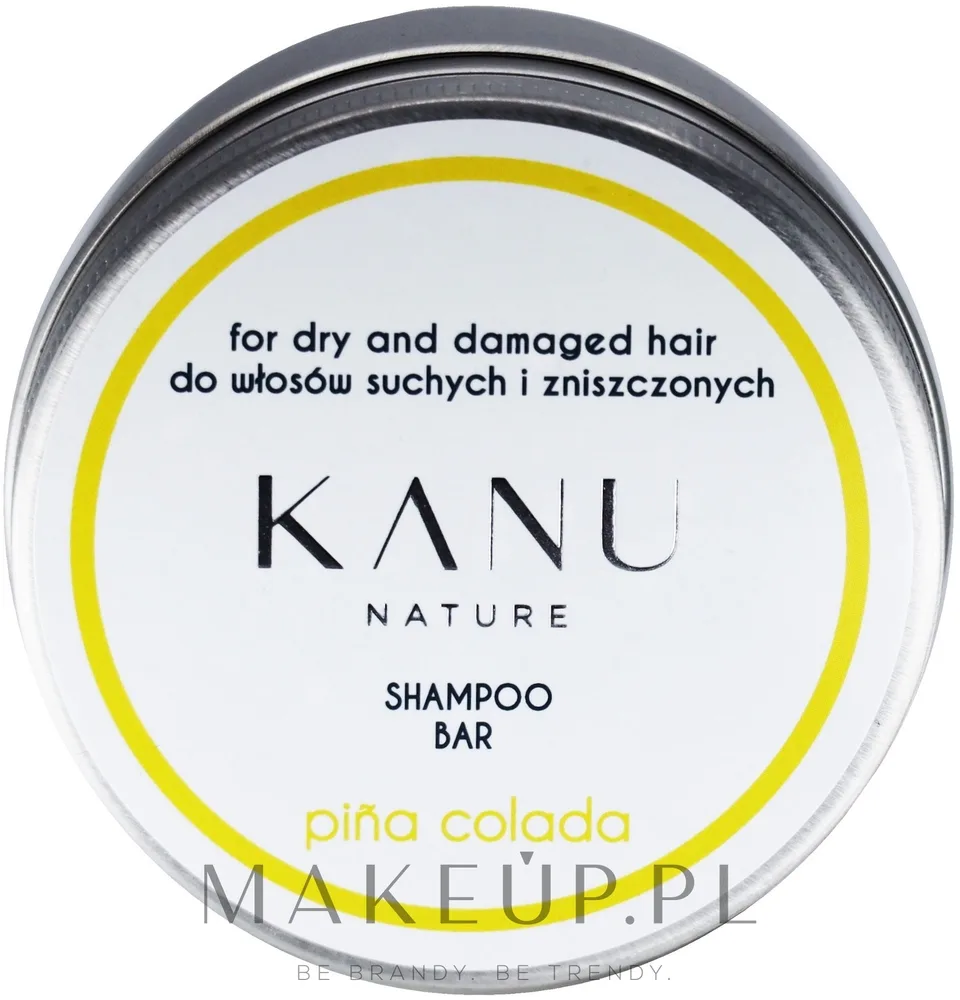 Шампунь в кости Kanu Nature Pina Colada для сухих и повреждённых волос 75 г