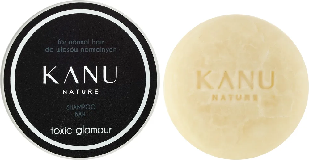 Шампунь в кости Kanu Nature Toxic Glamour для нормальных волос с алоэ и какао 75 г