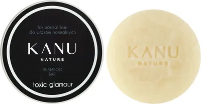 Шампунь в кости Kanu Nature Toxic Glamour для нормальных волос с алоэ и какао 75 г