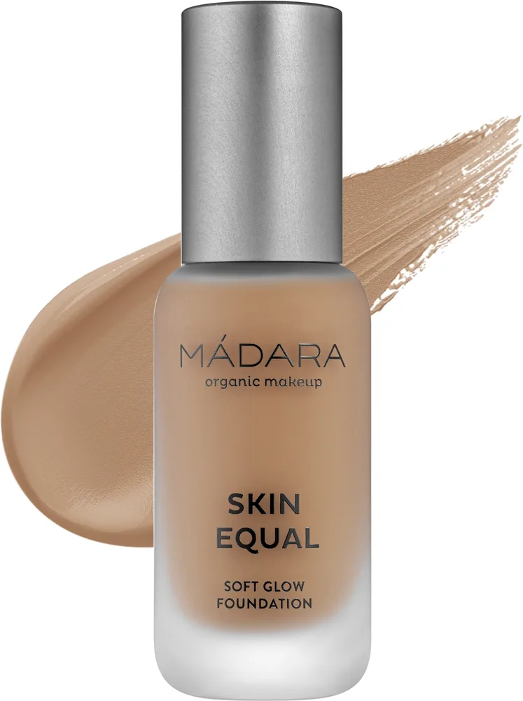 Тональная основа Madara Cosmetics Skin Equal Foundation сияющая, 30 мл, оттенок 70 - Caramel