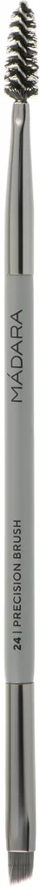 Двусторонняя кисть для бровей Madara Cosmetics Precision Brush 24 со спиралью