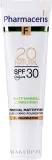 Тонирующий флюид Pharmaceris F минеральный матирующий SPF 30, 30 мл, оттенок 20 - Natural — фото 1