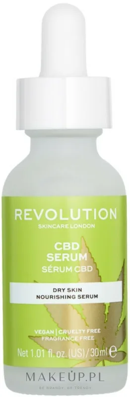 Сыворотка для лица Revolution Skincare CBD Nourishing с каннабидиолом маслом конопли и гиалуроновой кислотой 30 мл