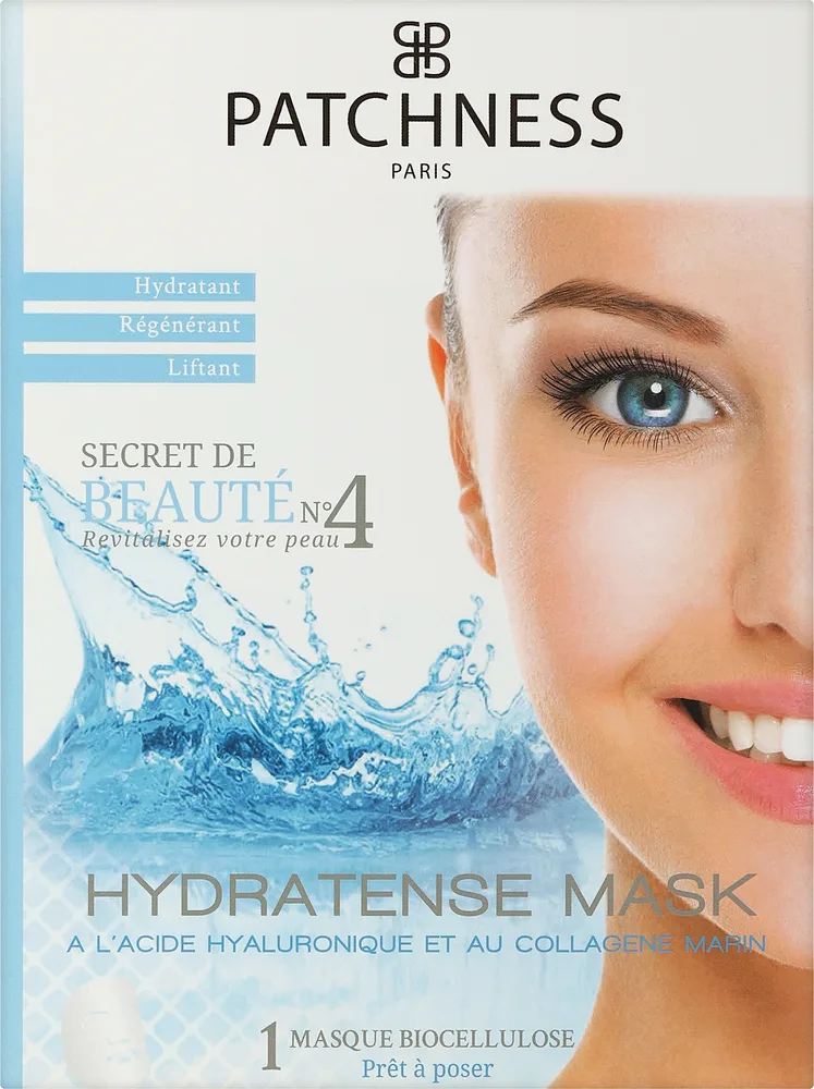 Patchness Hydratense Mask — тканевая маска для лица с экстрактом алоэ, 1 шт