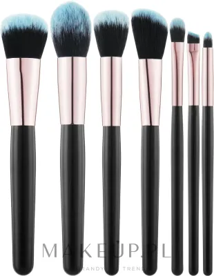 Набор кистей для макияжа Tools For Beauty MiMo Makeup Brush Black Set 7 шт