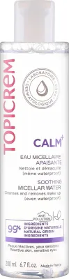 Topicrem Calm+ Soothing успокаивающая мицеллярная вода без отдушки для чувствительной кожи 200 мл