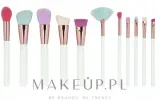 Набор кистей для макияжа Tools For Beauty MiMo Multicolor Set 11 шт. с чехлом — фото 2