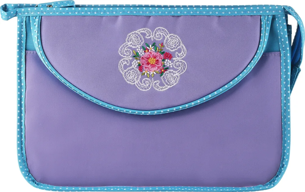 Косметичка Top Choice Mandala 98178 полиэстер фиолетово-синяя