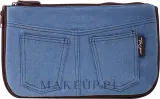 Косметичка Top Choice Real Jeans Denim 94545 синяя 29х16,5х9,5 см — фото 1