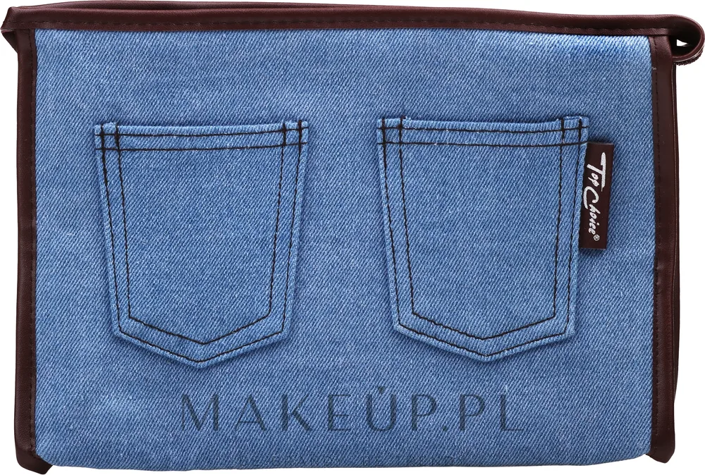Косметичка Top Choice Real Jeans Denim 94552 джинса синяя 24х16х5 см