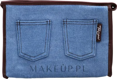 Косметичка Top Choice Real Jeans Denim 94552 джинса синяя 24х16х5 см