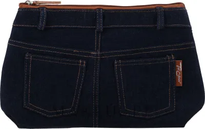 Косметичка Top Choice Real Jeans Denim 94576 синяя 27х18х8 см