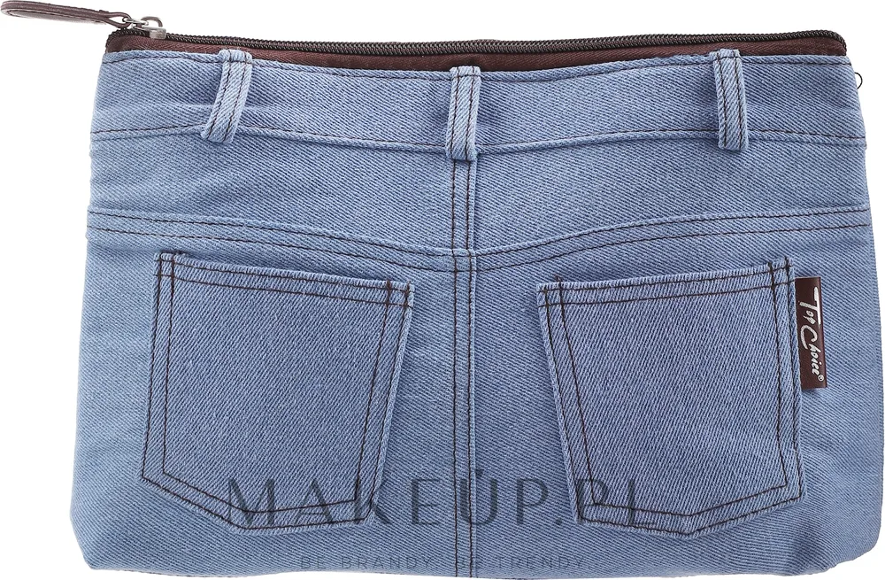 Косметичка Top Choice Real Jeans Denim 94576 джинса голубая 27х18х8 см