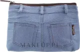 Косметичка Top Choice Real Jeans Denim 94576 джинса голубая 27х18х8 см — фото 1