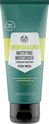 Крем для лица The Body Shop Green Tea and Lemon мужской матирующий 100 мл