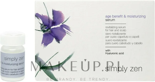 Ревитализирующая сыворотка для волос Z. One Concept Simply Zen Age Benefit & Moisturizing Serum, 12 x 5 мл