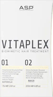 Набор для волос Affinage Vitaplex защита и реконструктор с кератином 75+200 мл