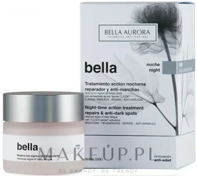 Крем для лица Bella Aurora Night-Time Action Treatment ночной выравнивающий тон 50 мл