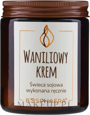 Bosphaera «Ванильный крем» — соевая свеча с деревянным фитилём