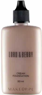 Кремовая тональная основа Lord & Berry Cream Foundation Fluid, 50 мл