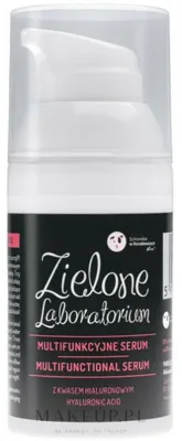 Сыворотка для лица Zielone Laboratorium с гиалуроновой кислотой морскими минералами и AHA мультифункциональная 30 мл