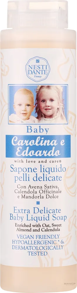 Жидкое мыло детское Nesti Dante Carolina & Edoardo Extra Delicate Baby, 300 мл