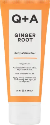 Крем для лица Q+A Ginger Root с корнем имбиря увлажняющий 75 мл