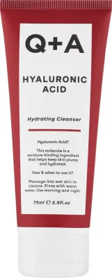 Увлажняющий очищающий гель для лица Q+A Hyaluronic Acid Hydrating Cleanser, 125 мл